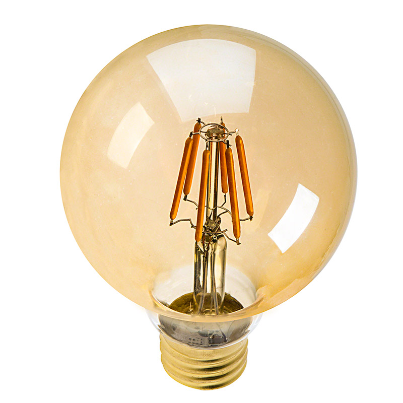 G125 6W Gold Tint-led Filament Bulb,filament Led Bulb,led Filament ...