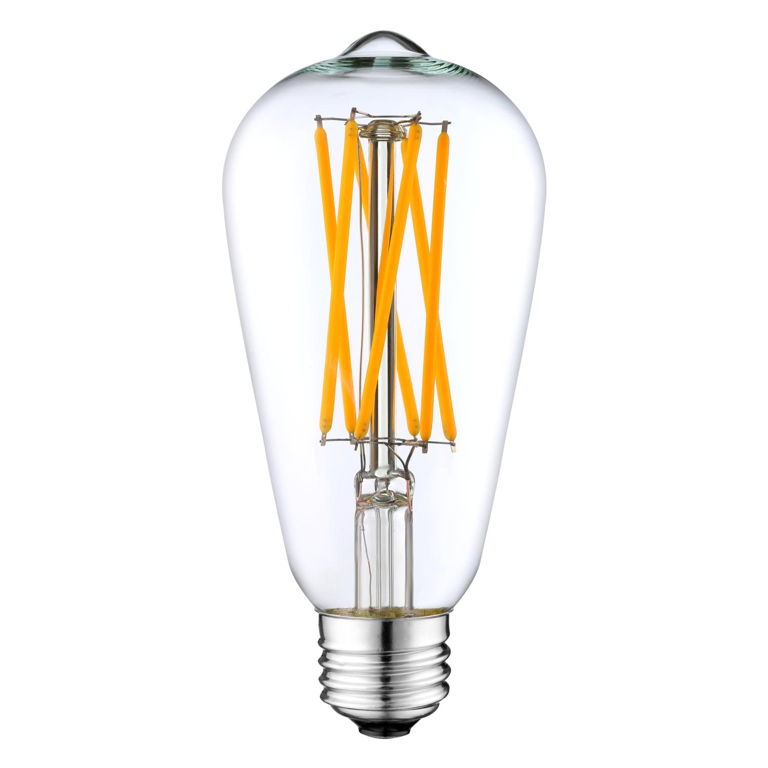 ST64 8W Long Filament-led Filament Bulb,filament Led Bulb,led Filament ...